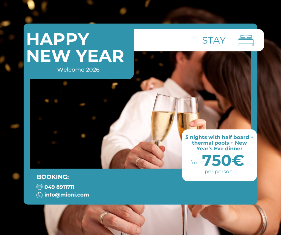 New Year’s Stay: Dinner and Relax In Montegrotto Terme