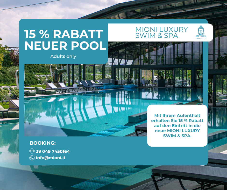 15% Rabatt auf das neue Mioni Luxury Swim & Spa