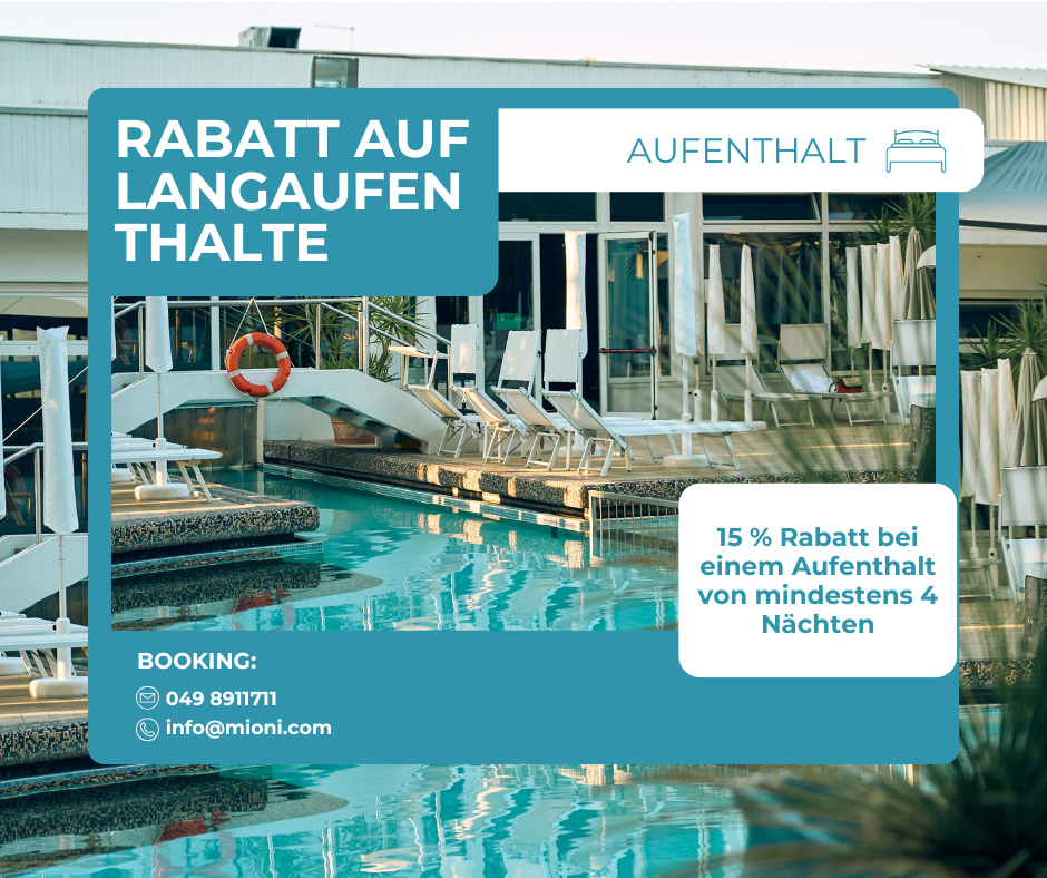 Lange Aufenthalte: -15% Rabatt