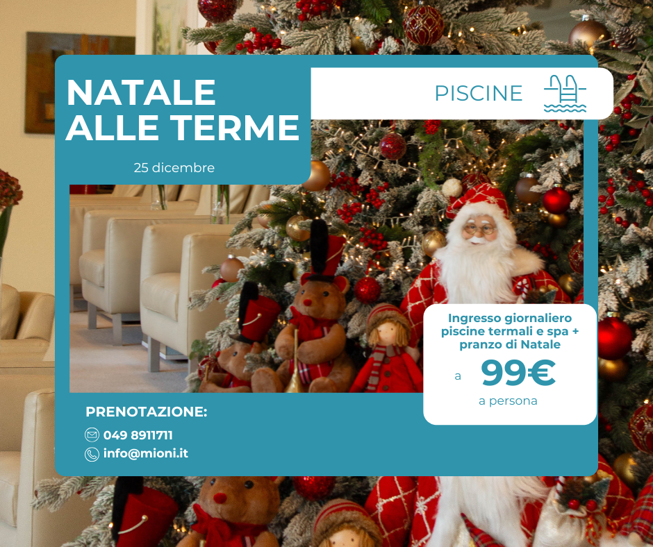 Natale alle Terme all’Hotel Mioni Royal San di Montegrotto